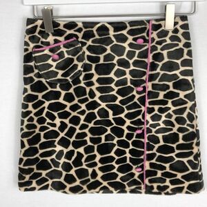 Cottontail Originals giraffe print skirt, size 8